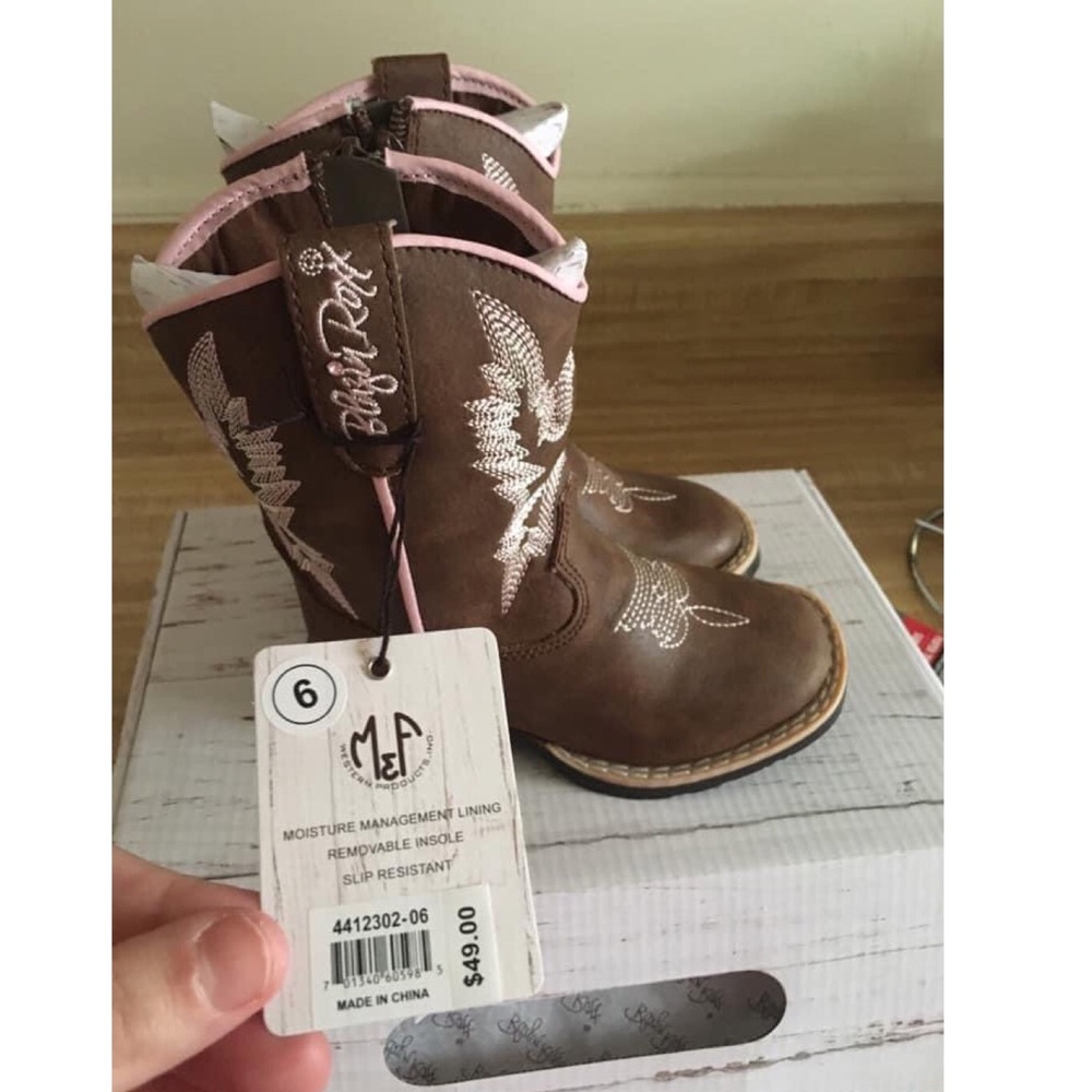 Size 6 toddler girl boots
